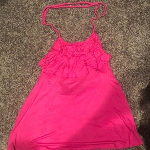 Banana Republic Tops - Hot pink Banana Republic halter top. Banana Republic Tops - Hot pink Banana Republic halter top.